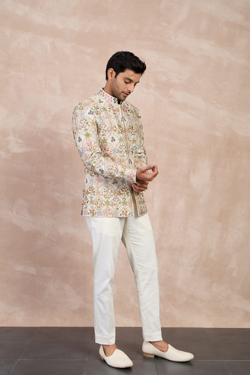 Bloom Bandhgala Set